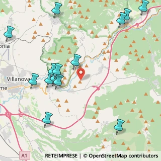 Mappa Via Fontanelle, 00024 Castel Madama RM, Italia (5.71)