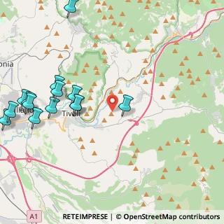 Mappa Via Fontanelle, 00024 Castel Madama RM, Italia (5.67286)