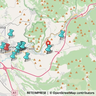 Mappa Via Fontanelle, 00024 Castel Madama RM, Italia (5.36357)