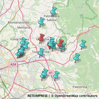 Mappa Via Maremmana Inferiore, 00012 Villanova RM, Italia (8.1245)