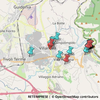 Mappa Via Maremmana Inferiore, 00012 Villanova RM, Italia (2.443)