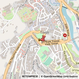Mappa Viale Trieste, 2, 00019 Tivoli, Roma (Lazio)