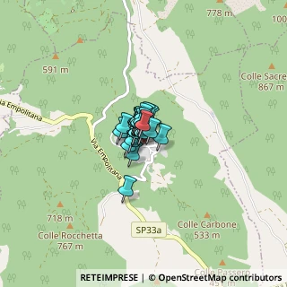 Mappa Viale Beato Tommaso da Cori, 00020 Ciciliano RM, Italia (0.25385)
