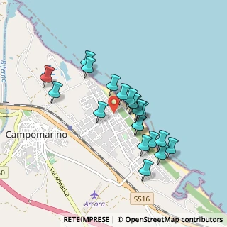 Mappa Via Alcide De Gasperi, 86042 Campomarino CB, Italia (0.814)