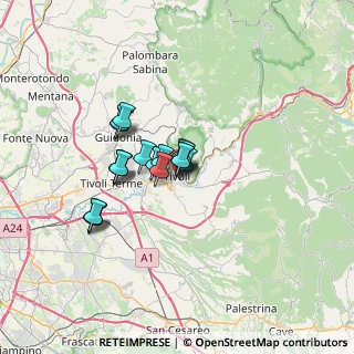 Mappa Via Trieste, 00019 Tivoli RM, Italia (4.76167)