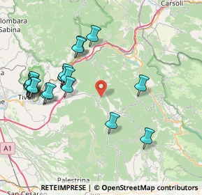 Mappa Via Cerro Piccione, 00020 Ciciliano RM, Italia (9.0115)