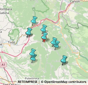 Mappa Via Cerro Piccione, 00020 Ciciliano RM, Italia (6.49273)