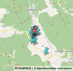 Mappa Via Cerro Piccione, 00020 Ciciliano RM, Italia (0.52143)