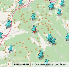 Mappa Via Cerro Piccione, 00020 Ciciliano RM, Italia (6.3655)