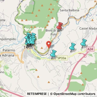 Mappa SS5 km 34.800, 00019 Tivoli RM, Italia (1.94438)