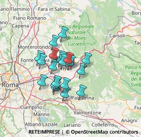 Mappa SS5 km 34.800, 00019 Tivoli RM, Italia (10.394)