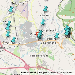 Mappa Via Fratelli Cervi, 00012 Villanova RM, Italia (2.899)