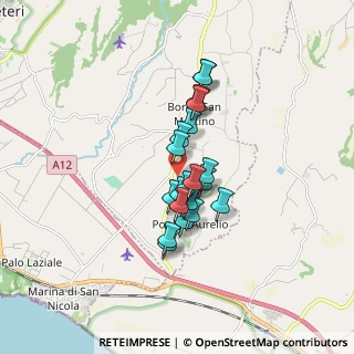 Mappa Via Doganale, 00052 Cerveteri RM, Italia (1.2535)
