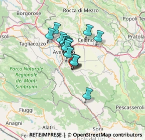 Mappa Via C. Cattaneo, 67056 Luco dei Marsi AQ, Italia (9.25765)