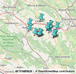 Mappa Via Roma Str Pr Per, 67059 Trasacco AQ, Italia (9.25875)