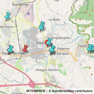 Mappa Via Luciano Manara, 00012 Guidonia Montecelio RM (2.53182)
