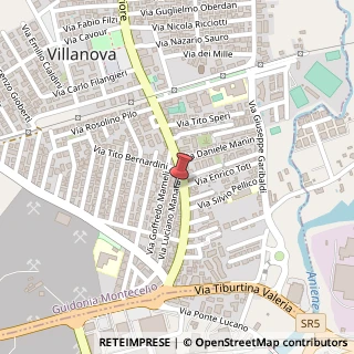 Mappa Via Luciano Manara, 53, 00012 Tivoli, Roma (Lazio)