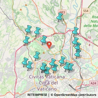 Mappa Via Dicomano, 00189 Roma RM, Italia (4.6065)