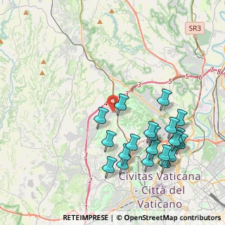 Mappa Via Angelo Rocca, 00135 Roma RM, Italia (4.671)