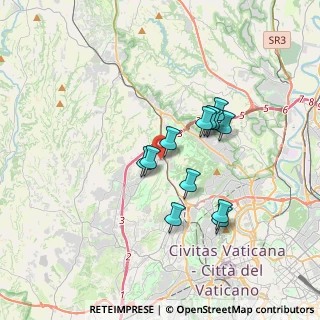Mappa Via Angelo Rocca, 00135 Roma RM, Italia (2.98417)