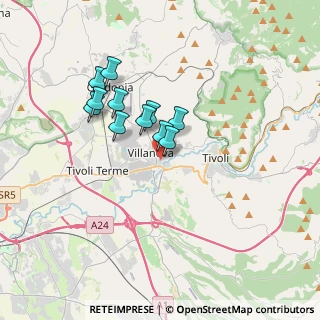 Mappa Via Enrico Toti, 00012 Villanova RM, Italia (2.83545)
