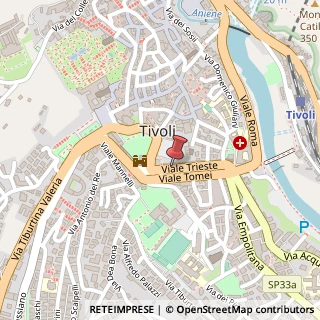 Mappa Viale Trieste,  24, 00019 Tivoli, Roma (Lazio)