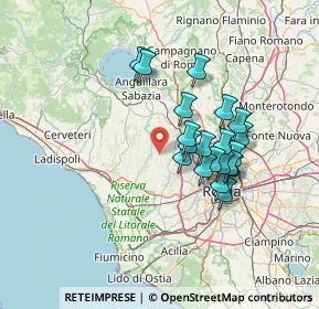 Mappa Via Giaveno, 00123 Roma RM, Italia (12.2725)