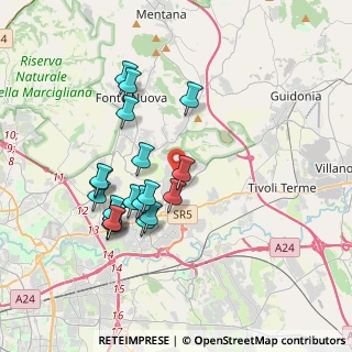 Mappa Via San Gregorio, 00012 Marco Simone RM (3.7165)