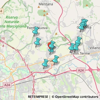 Mappa Via San Gregorio, 00012 Marco Simone RM (3.9425)