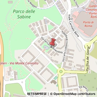 Mappa Via Ferruccio Amendola, 29, 00139 Roma, Roma (Lazio)