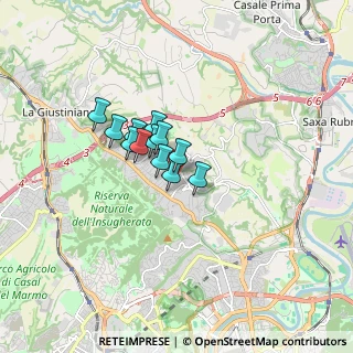 Mappa Via Varco Sabino, 00189 Roma RM, Italia (1.04583)