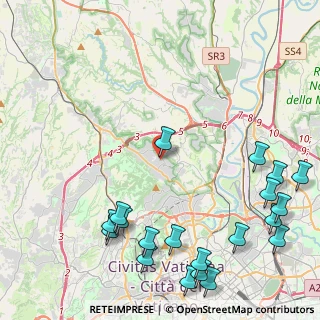 Mappa Via Varco Sabino, 00189 Roma RM, Italia (6.3395)