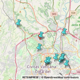 Mappa Via Varco Sabino, 00189 Roma RM, Italia (5.69462)
