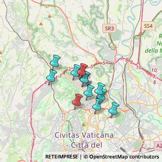 Mappa Via Varco Sabino, 00189 Roma RM, Italia (2.555)