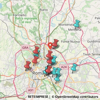 Mappa Via Sylva Koscina, 00138 Roma RM, Italia (8.0865)