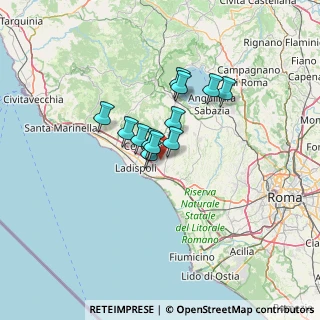 Mappa Via di Ceri, 00052 Cerveteri RM, Italia (9.03)