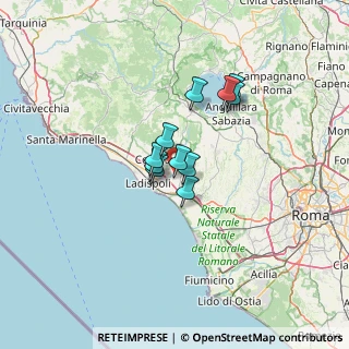 Mappa Via di Ceri, 00052 Cerveteri RM, Italia (8.75182)
