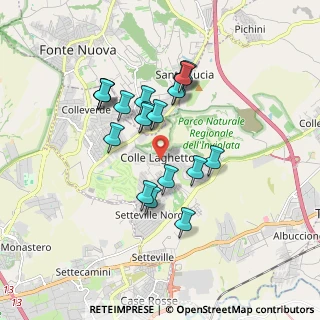 Mappa Via Timeo, 00012 Laghetto RM, Italia (1.6065)