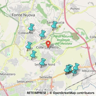 Mappa Via Timeo, 00012 Roma RM, Italia (2.46455)