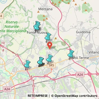 Mappa Via Timeo, 00012 Roma RM, Italia (3.79091)