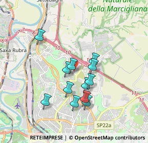 Mappa Via Elsa de Giorgi, 00139 Roma RM, Italia (1.555)