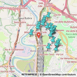 Mappa Via Annibale Maria di Francia, 00138 Roma RM, Italia (0.838)