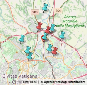 Mappa Via Annibale Maria di Francia, 00138 Roma RM, Italia (2.95417)