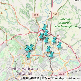 Mappa Via Sambuca Pistoiese, 00138 Roma RM, Italia (3.03273)