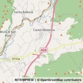 Mappa Castel Madama