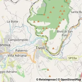 Mappa Tivoli