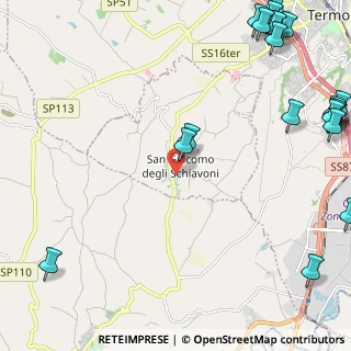 Mappa Via Martiri della Resistenza, 86030 San Giacomo degli Schiavoni CB, Italia (3.7845)