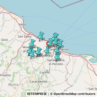 Mappa Via Martiri della Resistenza, 86030 San Giacomo degli Schiavoni CB, Italia (9.30067)