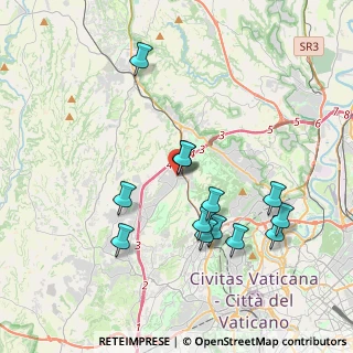 Mappa Via Francesco Cerroti, 00135 Roma RM, Italia (3.96077)