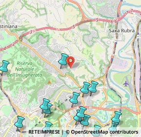 Mappa Via Manziana, 00189 Roma RM, Italia (3.6055)